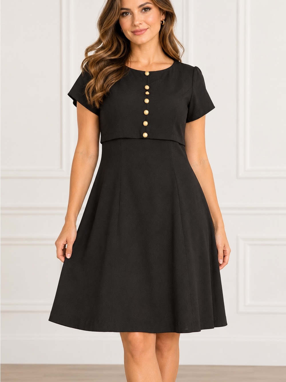 FairSet Vintage Black Dress